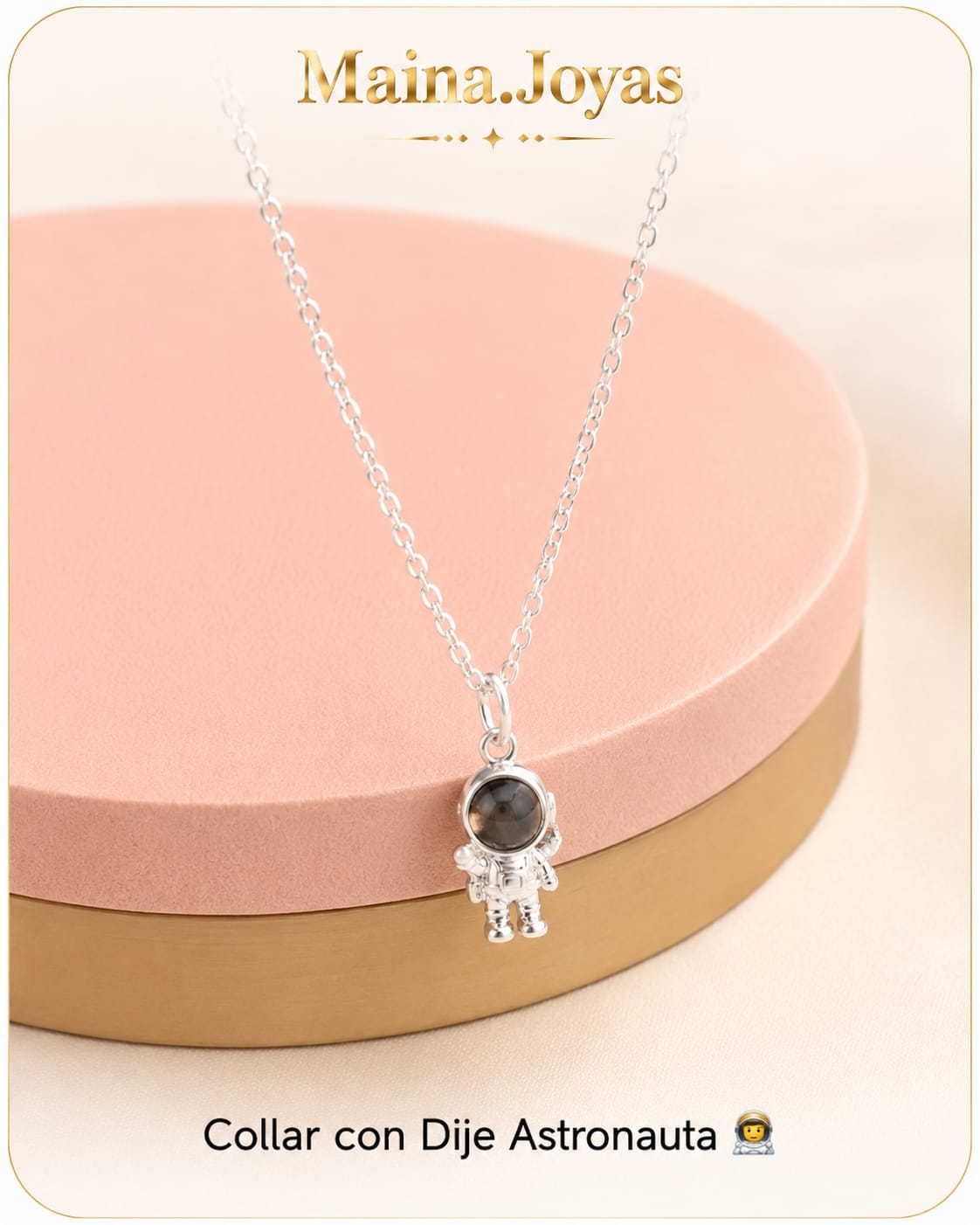 Collar con Dije Astronauta 👨‍🚀