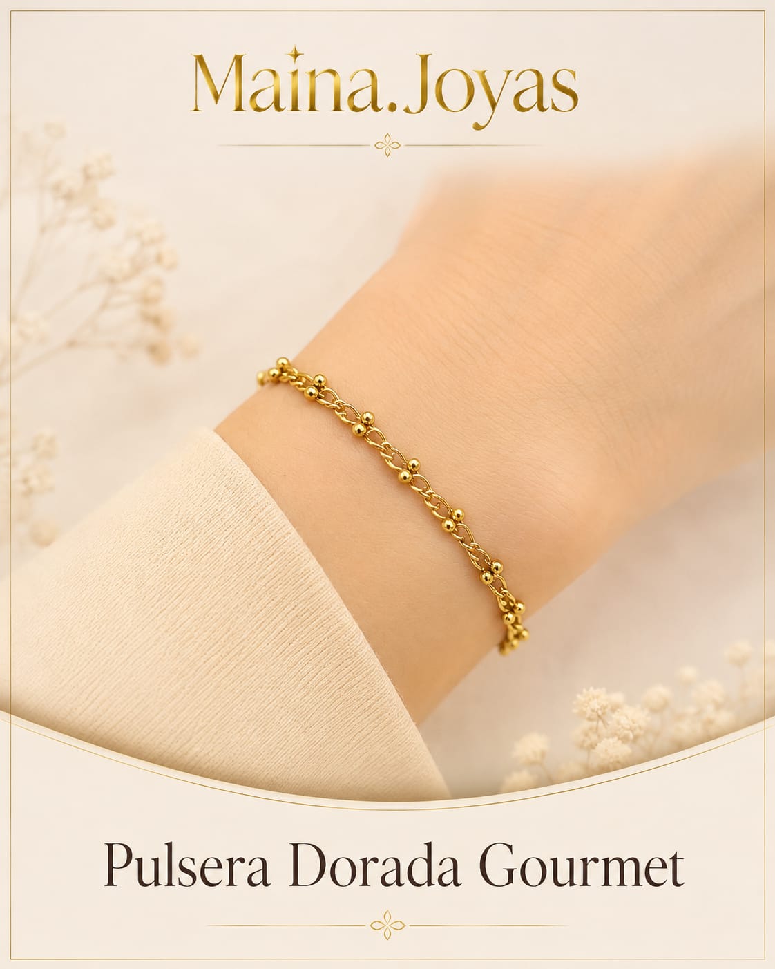 Pulsera Gourmet + bolitas