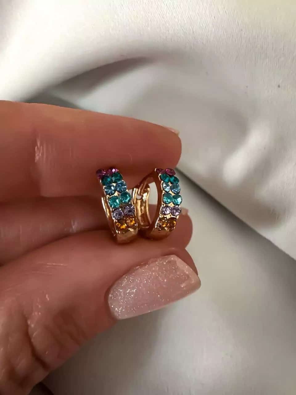 Argollitas Doble Rainbow 🌈