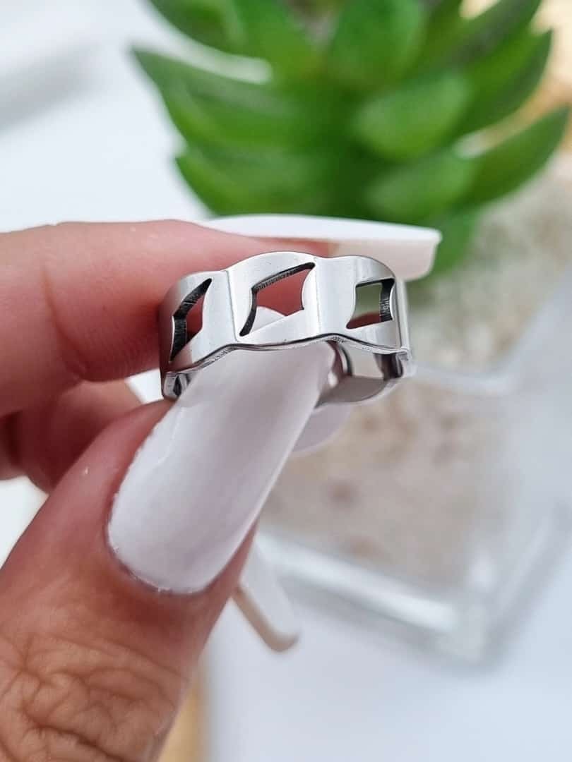 Anillo Cadena Chata