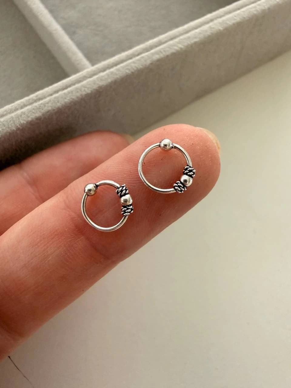 Argollita Bali Chain 0,8 cm ✨ P/Nariz