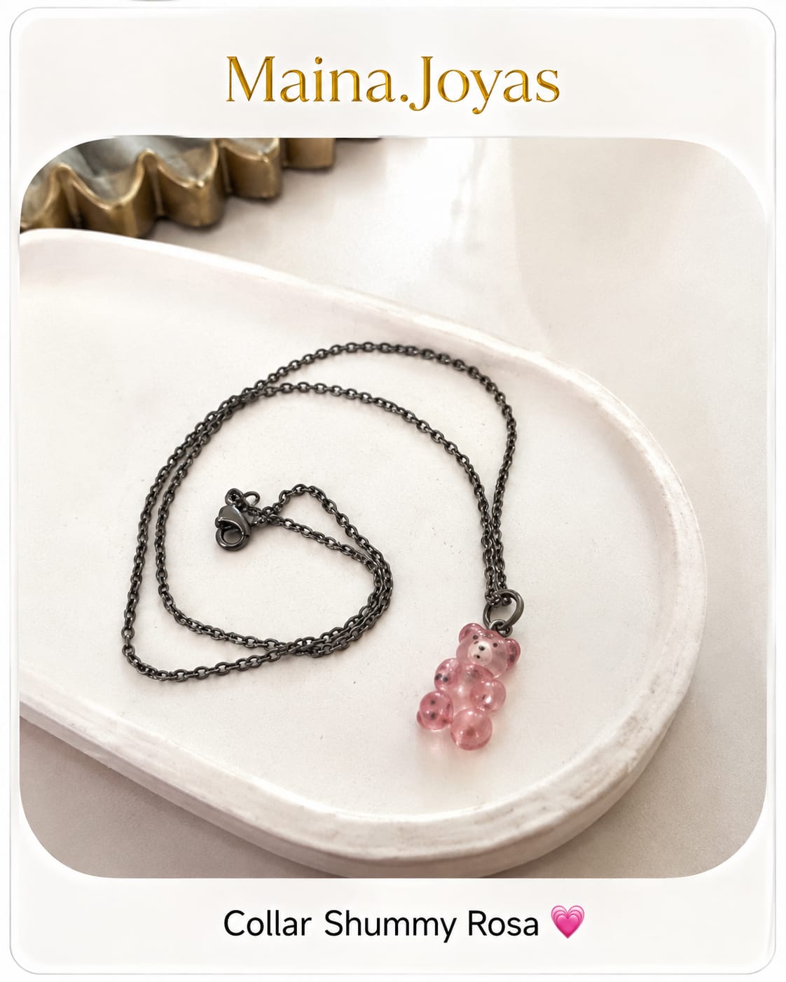 Collar Shummy Rosa 💗