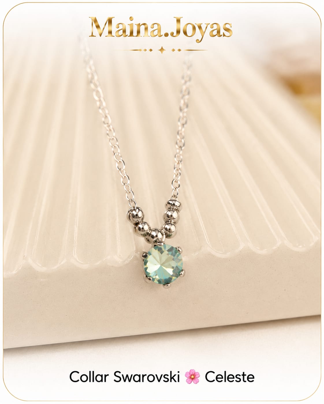 Collar Swarovski 🌸 Celeste