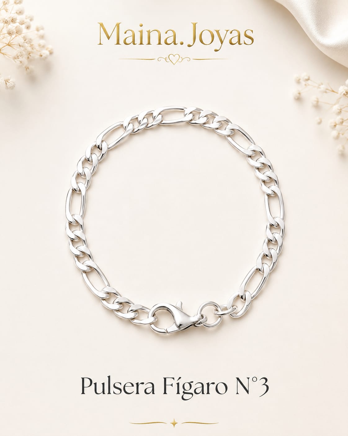 Pulsera Fígaro Nº 3