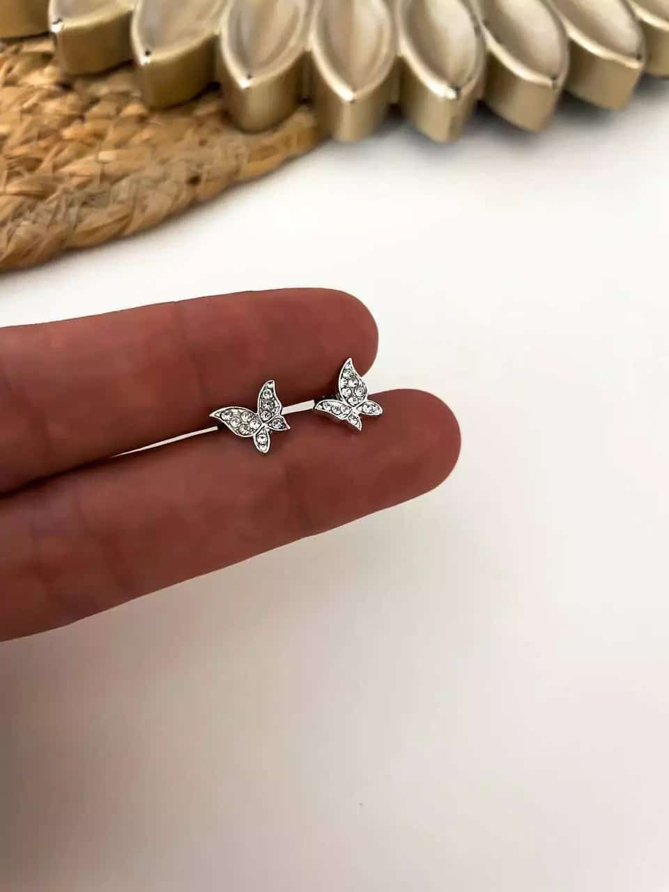 Aros Monarca 🦋 Strass ✨