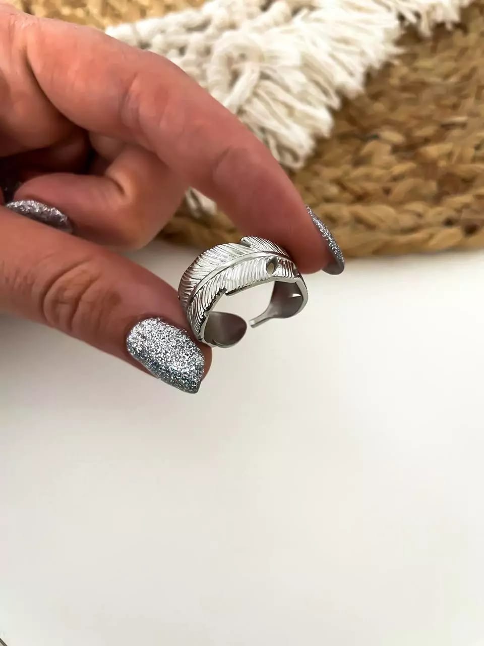 Anillo Hoja 🍃