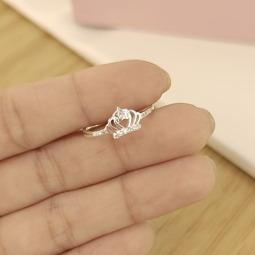 Anillo Coronita 👑+⭐ Estrellita con Piedra ✨