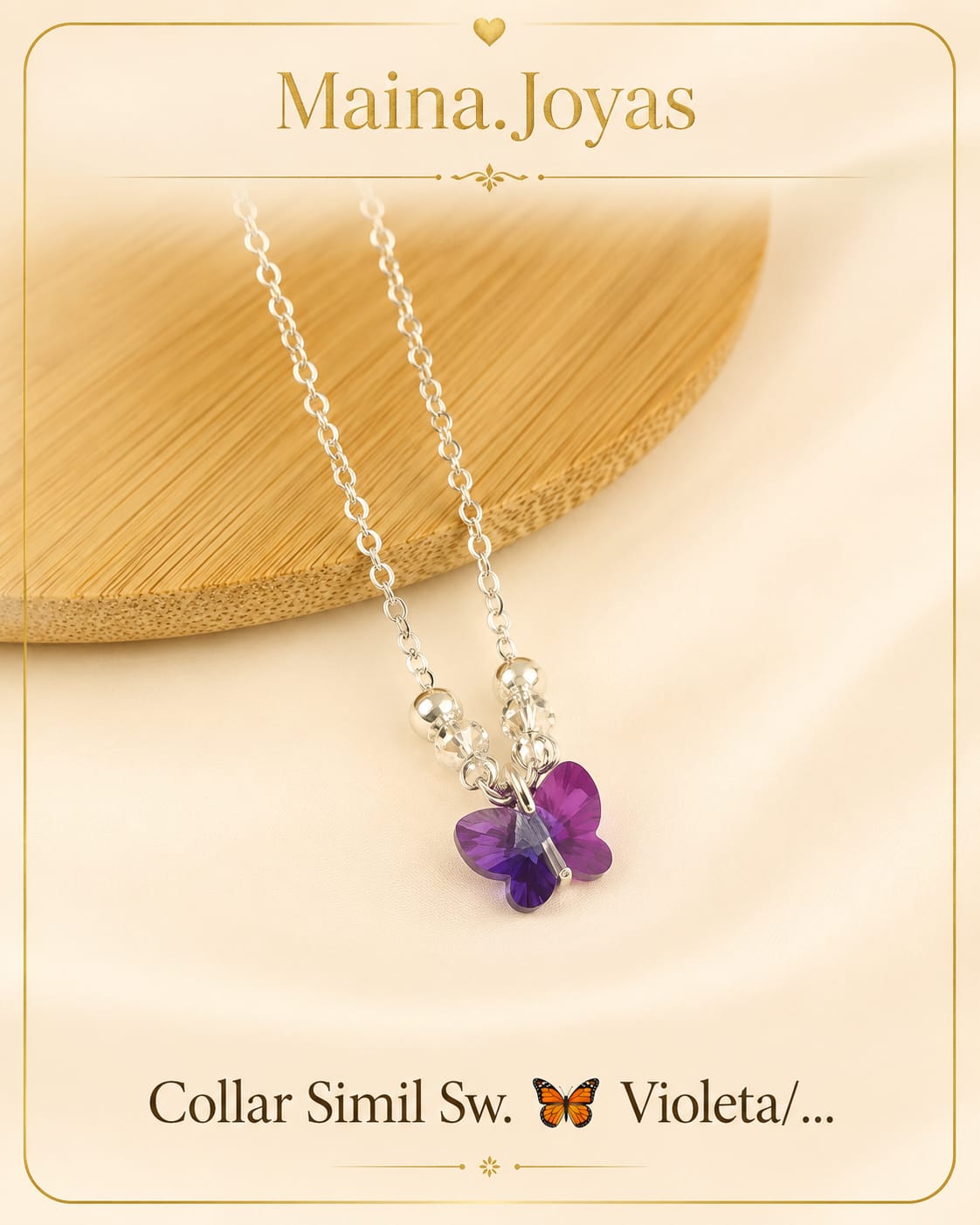 Collar Simil Sw. 🦋 Violeta