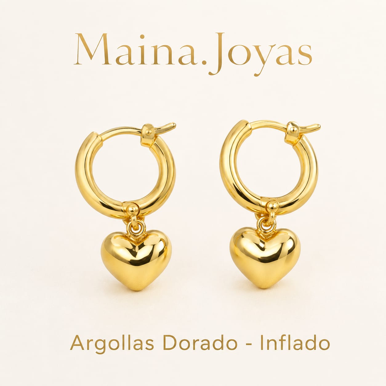 Argollas Dorado - 💛 Inflado