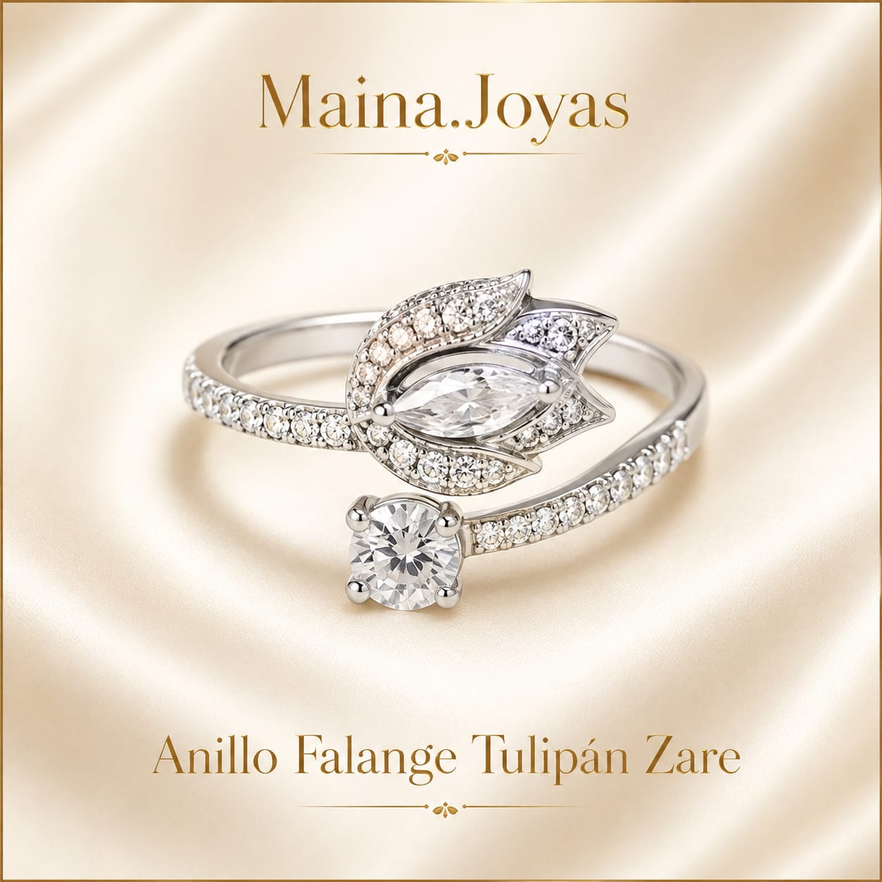 Anillo Falange Tulipán 🌷 Zare