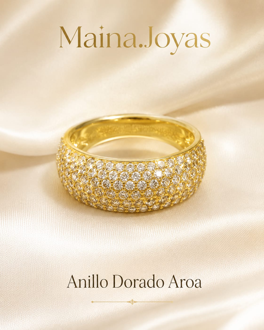 Anillo Dorado Aroa ✨
