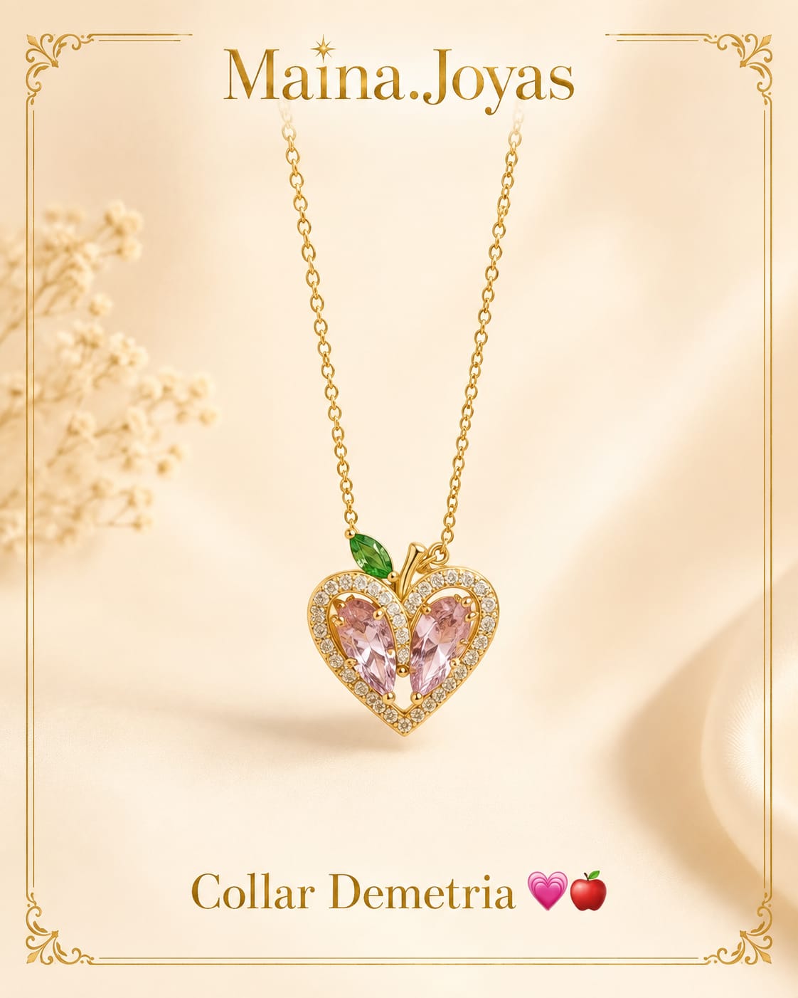 Collar Demetria 🩷🍎