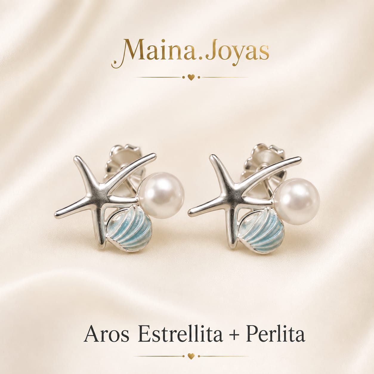 Aros Estrellita ⭐+ Perlita ⚪+ Ostra 🦪