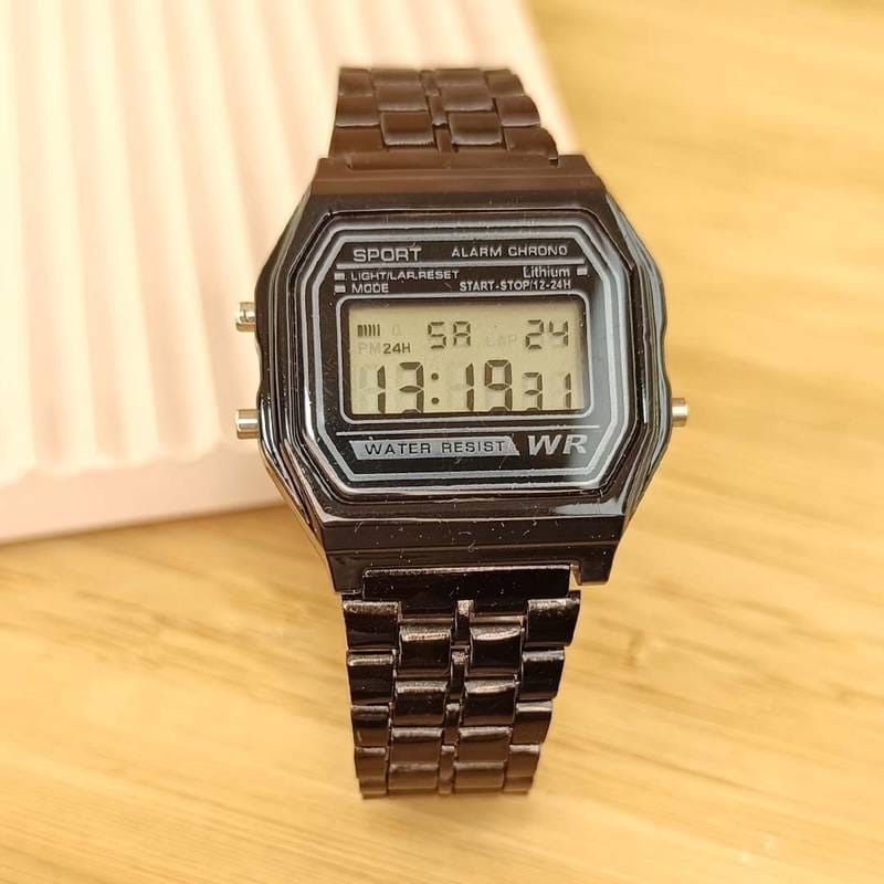 Reloj Retro Negro 🖤