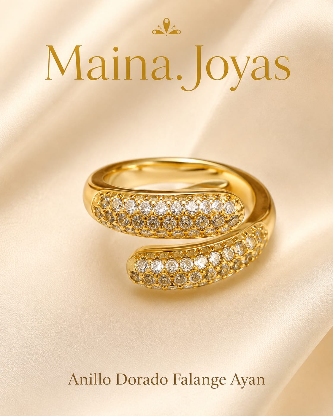 Anillo Dorado falange Ayan ✨